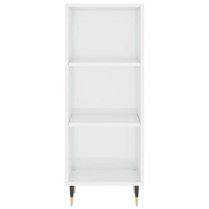 Servantă, alb extralucios, 34,5x32,5x90 cm, lemn compozit - WALTI WALTI