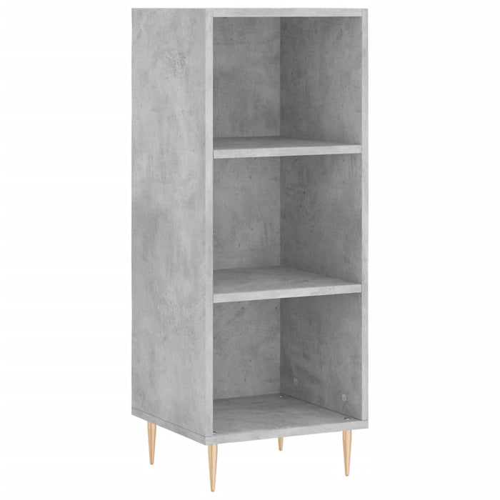 Servantă, gri beton, 34,5x32,5x90 cm, lemn prelucrat - WALTI WALTI