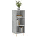 Servantă, gri beton, 34,5x32,5x90 cm, lemn prelucrat - WALTI WALTI
