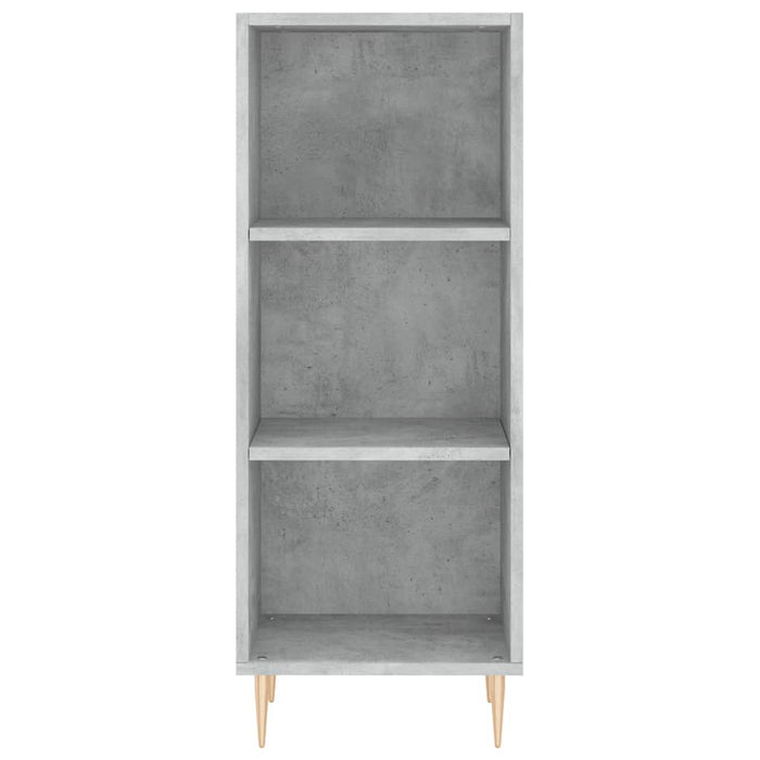 Servantă, gri beton, 34,5x32,5x90 cm, lemn prelucrat - WALTI WALTI