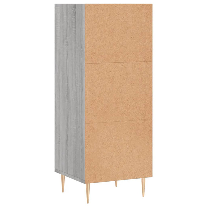 Servantă, gri sonoma, 34,5x32,5x90 cm, lemn compozit - WALTI WALTI
