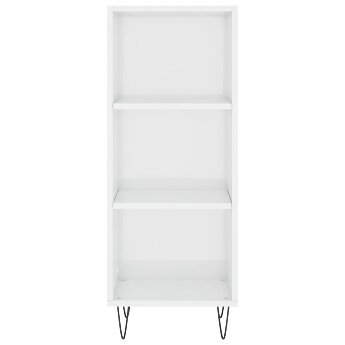 Servantă, alb extralucios, 34,5x32,5x90 cm, lemn compozit - WALTI WALTI