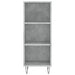 Servantă, gri beton, 34,5x32,5x90 cm, lemn prelucrat - WALTI WALTI