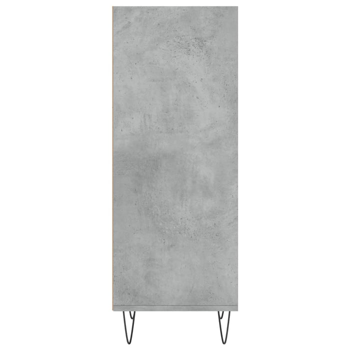 Servantă, gri beton, 34,5x32,5x90 cm, lemn prelucrat - WALTI WALTI
