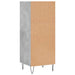 Servantă, gri beton, 34,5x32,5x90 cm, lemn prelucrat - WALTI WALTI