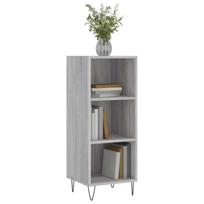 Servantă, gri sonoma, 34,5x32,5x90 cm, lemn compozit - WALTI WALTI
