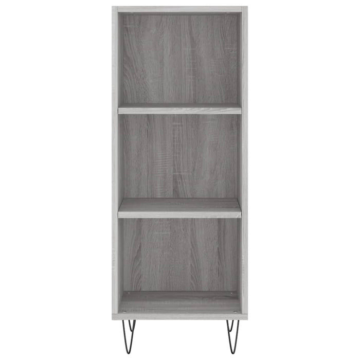 Servantă, gri sonoma, 34,5x32,5x90 cm, lemn compozit - WALTI WALTI