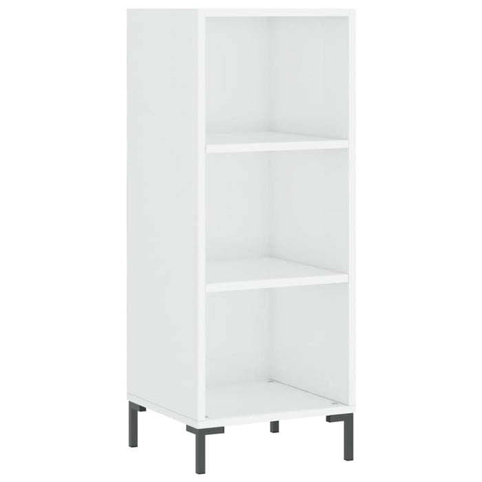 Servantă, alb extralucios, 34,5x32,5x90 cm, lemn compozit - WALTI WALTI