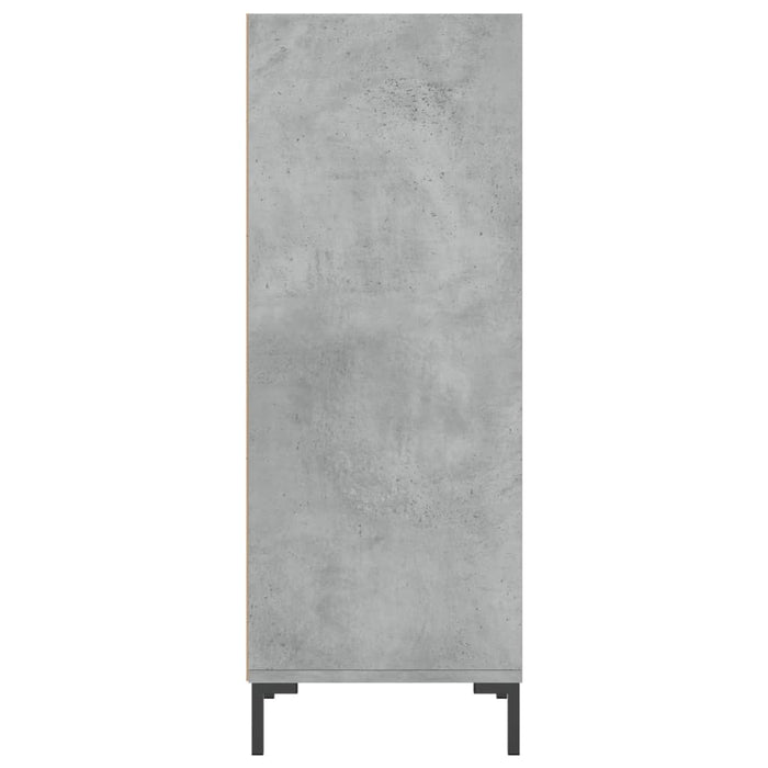 Servantă, gri beton, 34,5x32,5x90 cm, lemn prelucrat - WALTI WALTI