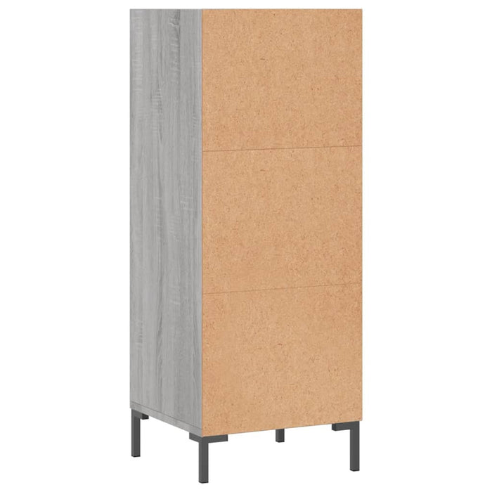 Servantă, gri sonoma, 34,5x32,5x90 cm, lemn compozit - WALTI WALTI