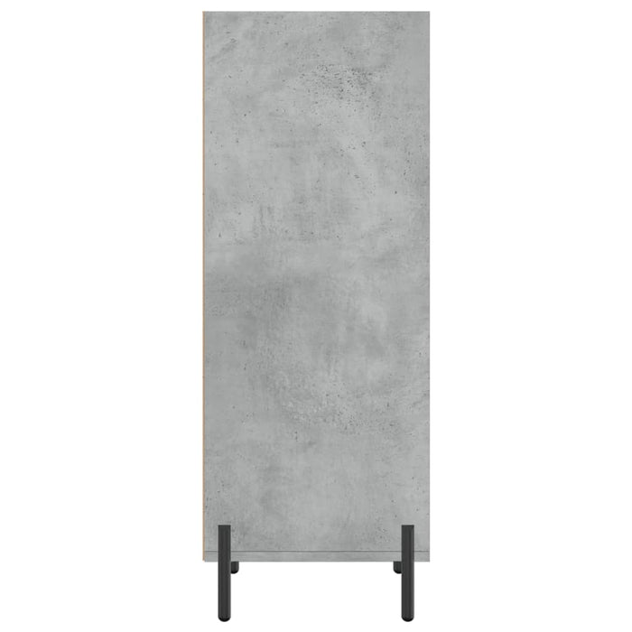 Servantă, gri beton, 34,5x32,5x90 cm, lemn prelucrat - WALTI WALTI