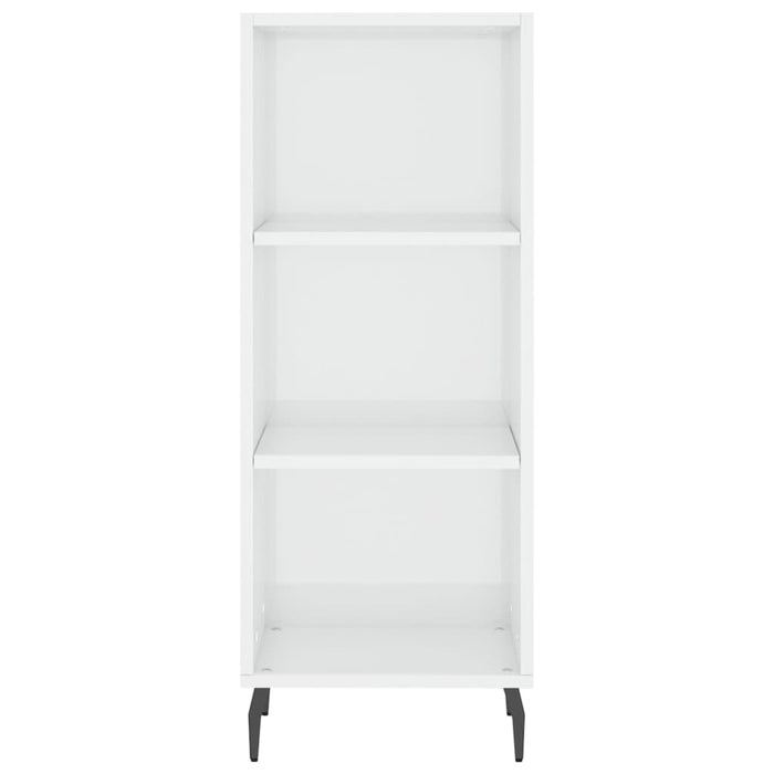 Servantă, alb extralucios, 34,5x32,5x90 cm, lemn compozit - WALTI WALTI