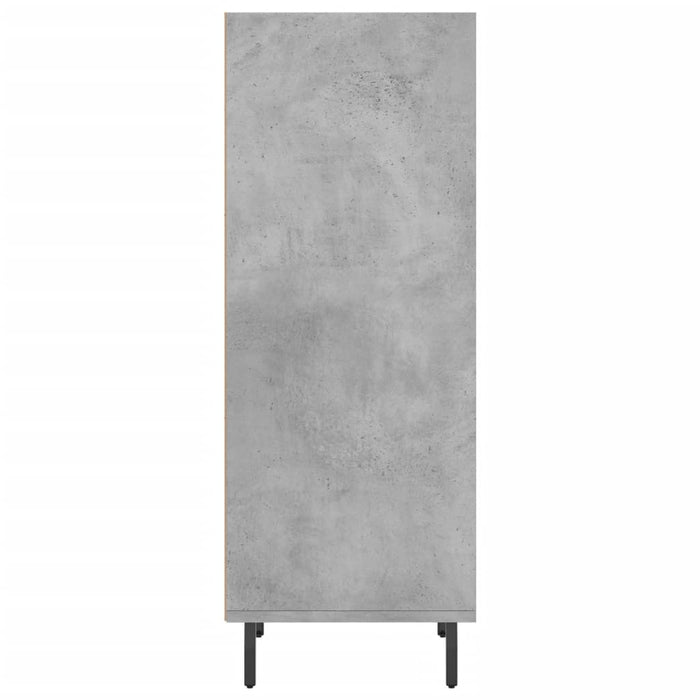 Servantă, gri beton, 34,5x32,5x90 cm, lemn prelucrat - WALTI WALTI