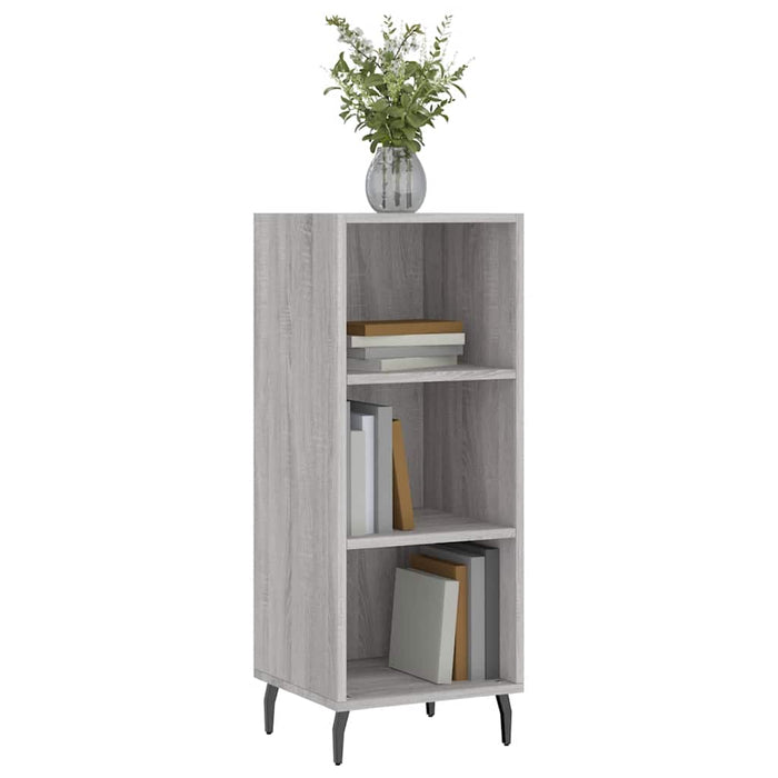 Servantă, gri sonoma, 34,5x32,5x90 cm, lemn compozit - WALTI WALTI