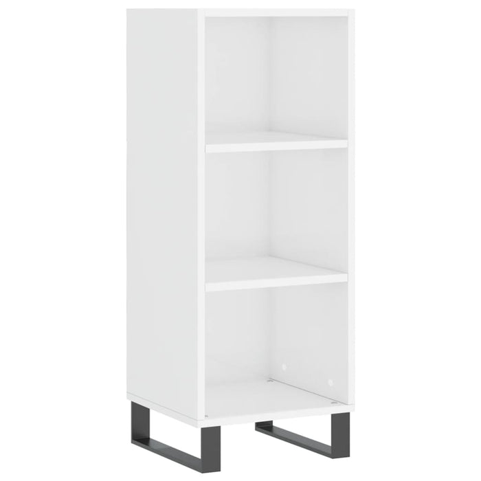 Servantă, alb extralucios, 34,5x32,5x90 cm, lemn compozit - WALTI WALTI