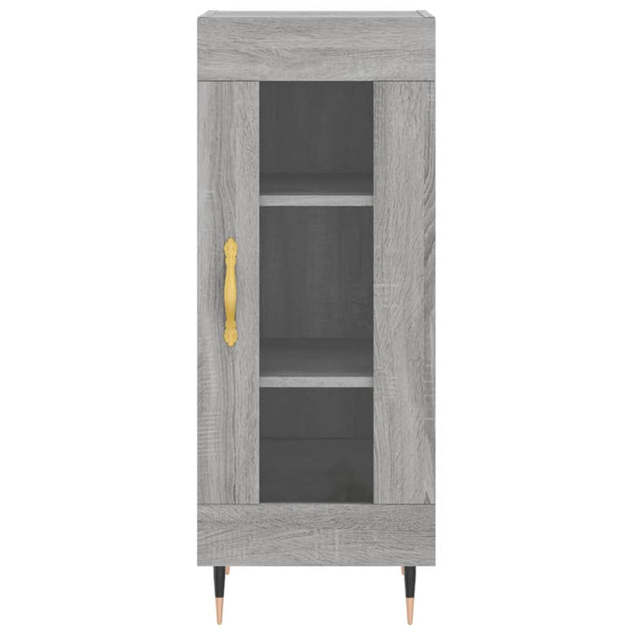 Servantă, gri sonoma, 34,5x34x90 cm, lemn compozit WALTI