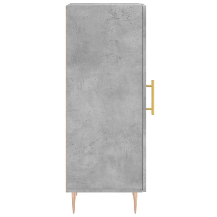 Servantă, gri beton, 34,5x34x90 cm, lemn compozit - WALTI WALTI