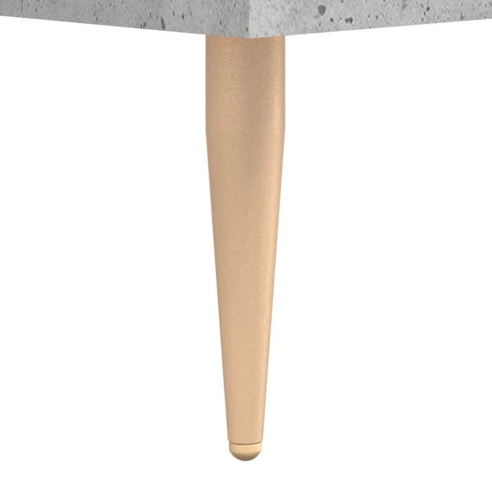 Servantă, gri beton, 34,5x34x90 cm, lemn compozit - WALTI WALTI