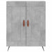 Servantă, gri beton, 69,5x34x90 cm, lemn compozit - WALTI WALTI