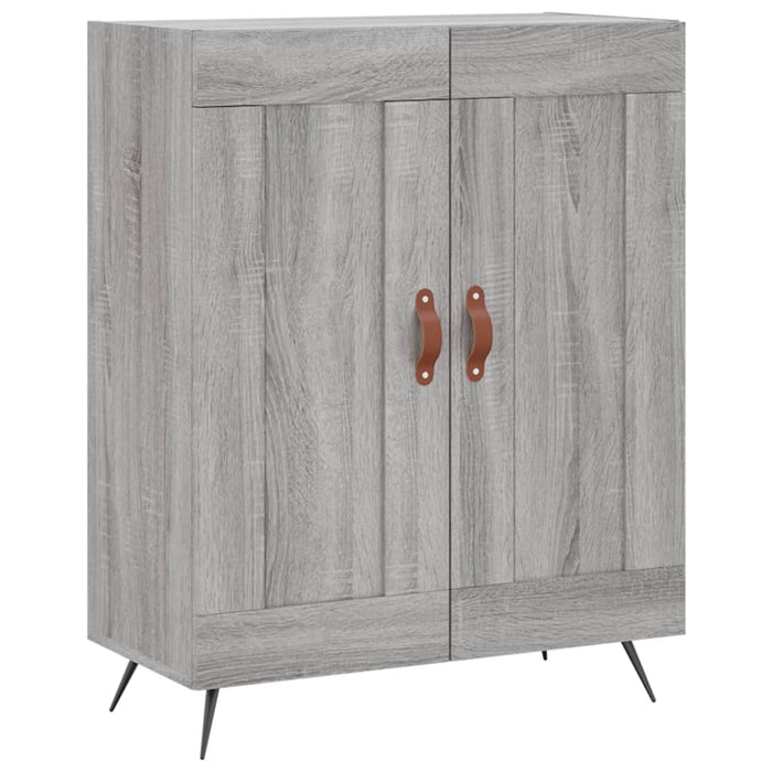 Servantă, gri sonoma, 69,5x34x90 cm, lemn compozit WALTI