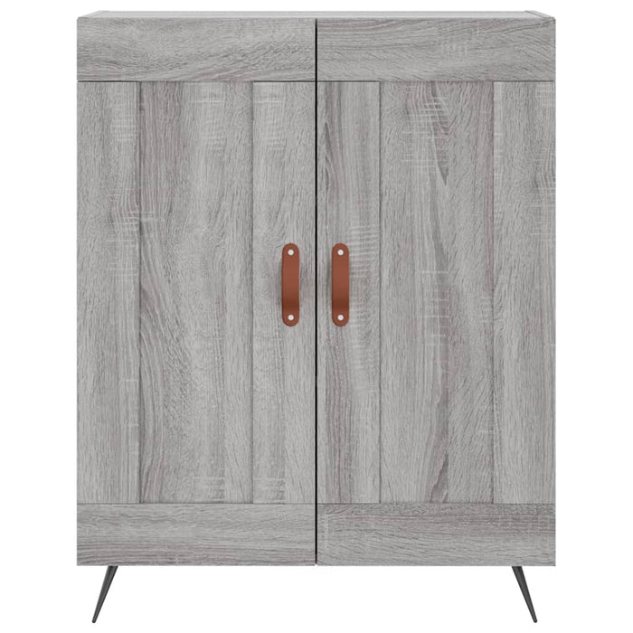 Servantă, gri sonoma, 69,5x34x90 cm, lemn compozit WALTI