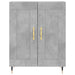 Servantă, gri beton, 69,5x34x90 cm, lemn compozit - WALTI WALTI