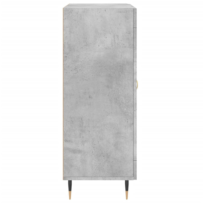 Servantă, gri beton, 69,5x34x90 cm, lemn compozit - WALTI WALTI