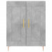 Servantă, gri beton, 69,5x34x90 cm, lemn compozit - WALTI WALTI