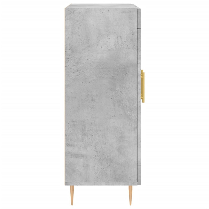 Servantă, gri beton, 69,5x34x90 cm, lemn compozit - WALTI WALTI