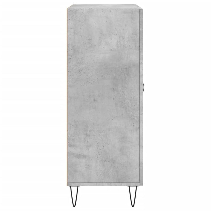Servantă, gri beton, 69,5x34x90 cm, lemn compozit - WALTI WALTI