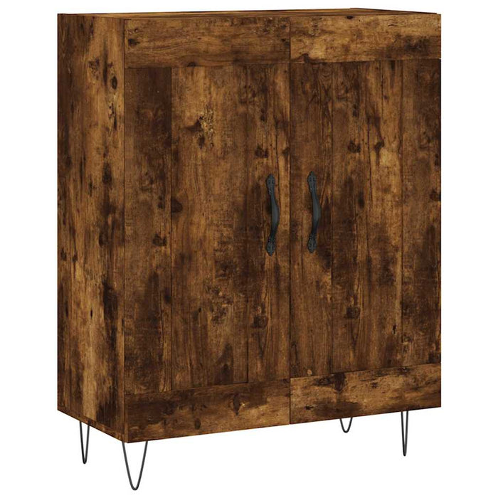 Servantă, stejar fumuriu, 69,5x34x90 cm, lemn compozit WALTI