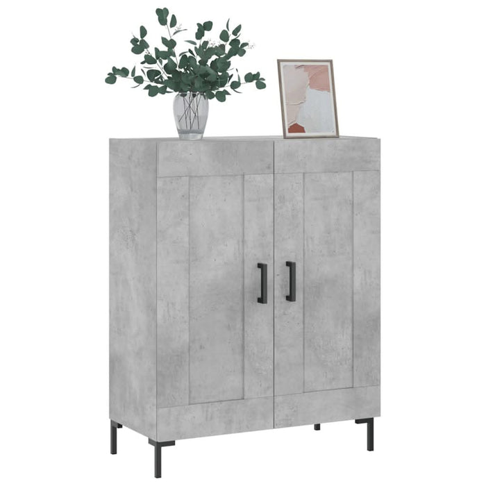 Servantă, gri beton, 69,5x34x90 cm, lemn compozit - WALTI WALTI