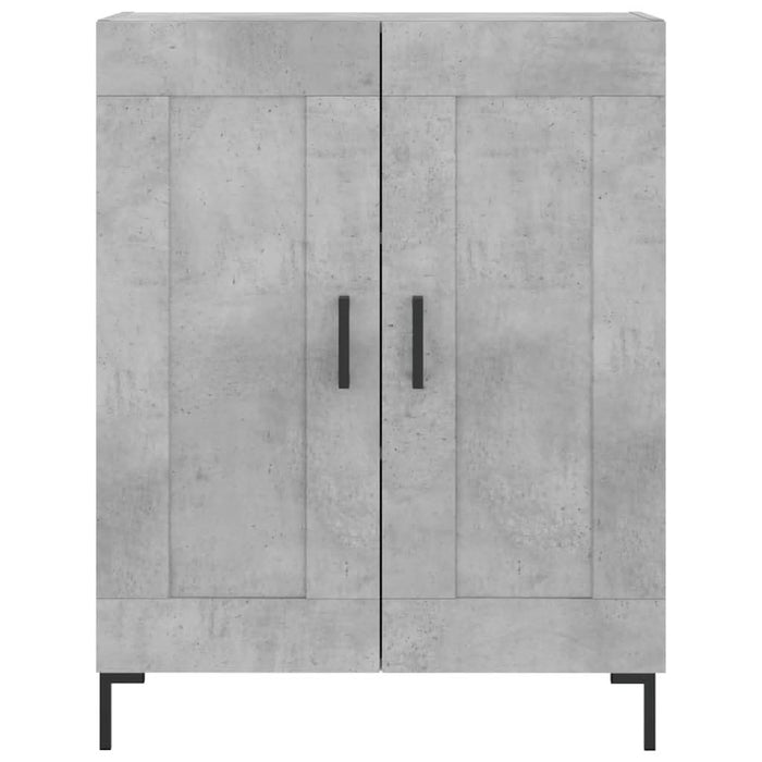 Servantă, gri beton, 69,5x34x90 cm, lemn compozit - WALTI WALTI