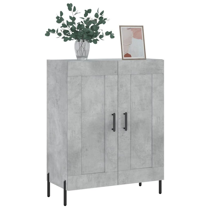 Servantă, gri beton, 69,5x34x90 cm, lemn compozit - WALTI WALTI