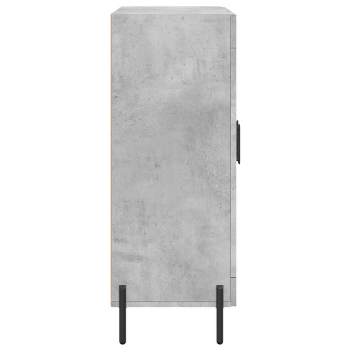 Servantă, gri beton, 69,5x34x90 cm, lemn compozit - WALTI WALTI