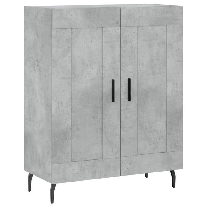 Servantă, gri beton, 69,5x34x90 cm, lemn compozit - WALTI WALTI