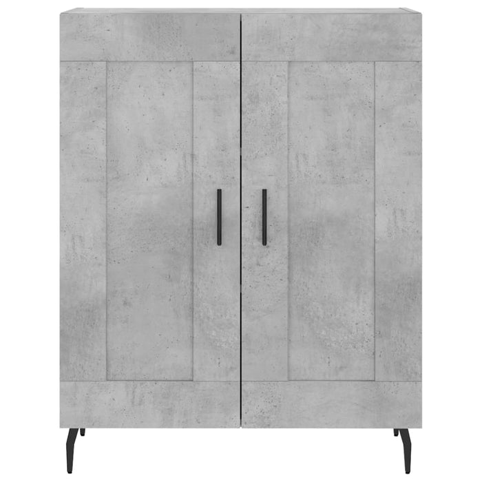 Servantă, gri beton, 69,5x34x90 cm, lemn compozit - WALTI WALTI