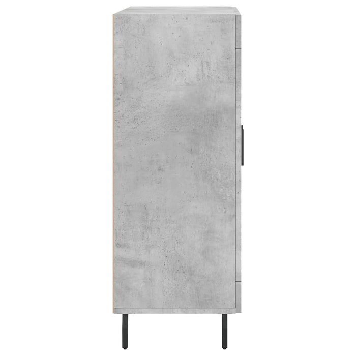 Servantă, gri beton, 69,5x34x90 cm, lemn compozit - WALTI WALTI