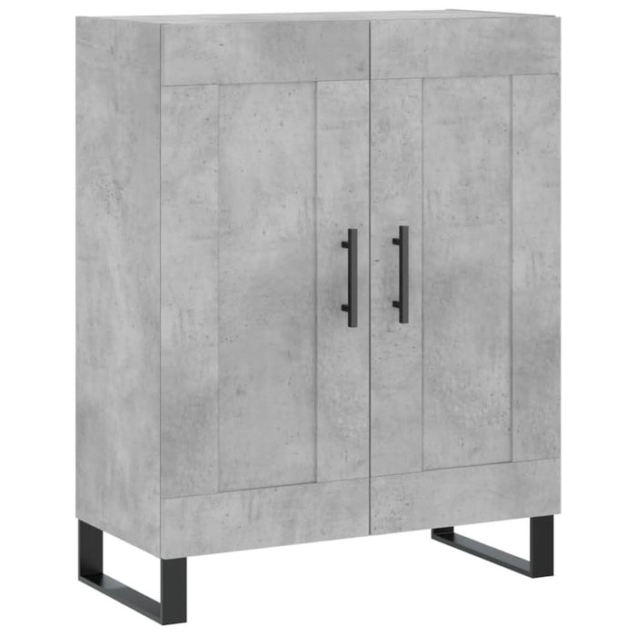 Servantă, gri beton, 69,5x34x90 cm, lemn compozit - WALTI WALTI