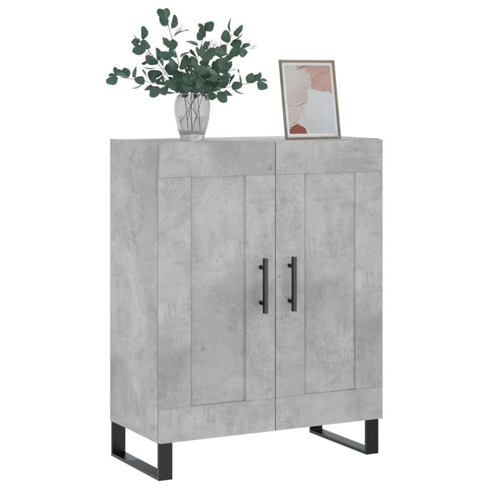 Servantă, gri beton, 69,5x34x90 cm, lemn compozit - WALTI WALTI