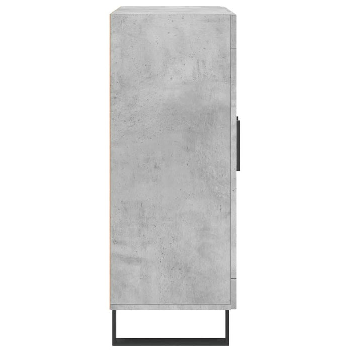 Servantă, gri beton, 69,5x34x90 cm, lemn compozit - WALTI WALTI