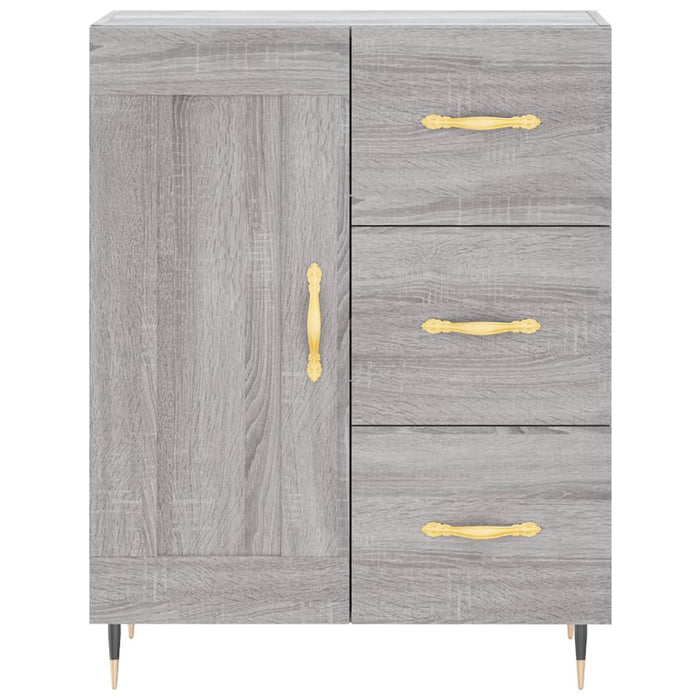 Servantă, gri sonoma, 69,5x34x90 cm, lemn compozit WALTI