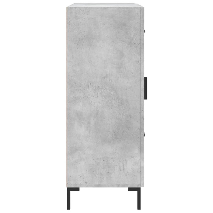 Servantă, gri beton, 69,5x34x90 cm, lemn compozit - WALTI WALTI