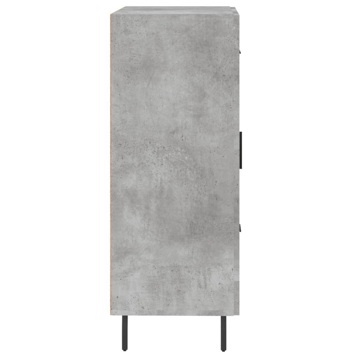 Servantă, gri beton, 69,5x34x90 cm, lemn compozit - WALTI WALTI