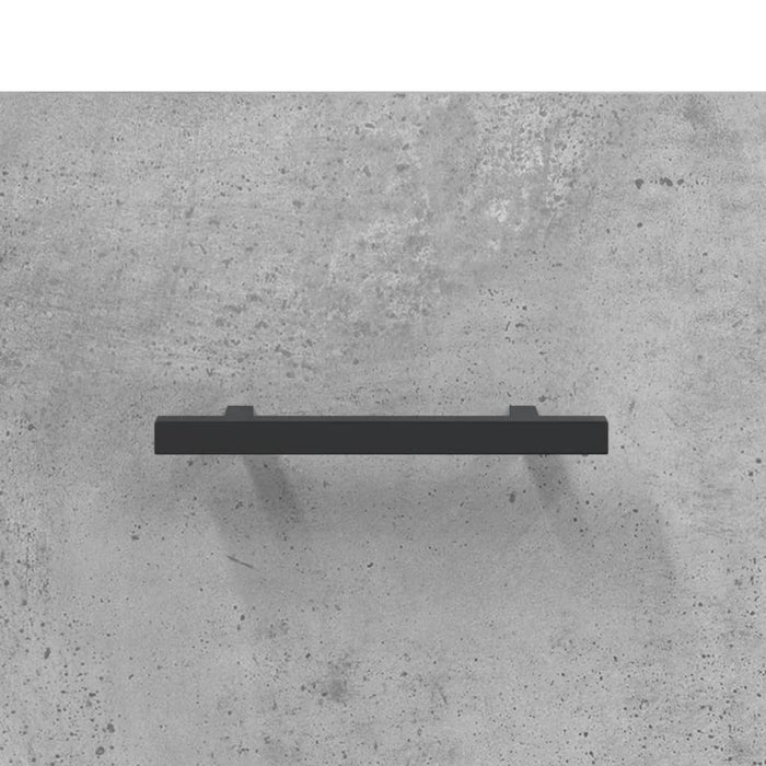 Servantă, gri beton, 69,5x34x90 cm, lemn compozit - WALTI WALTI
