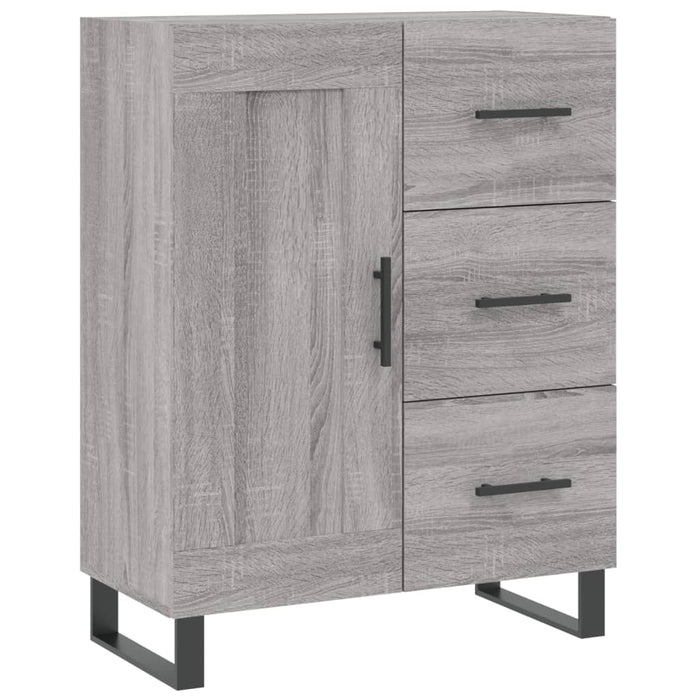 Servantă, gri sonoma, 69,5x34x90 cm, lemn compozit WALTI