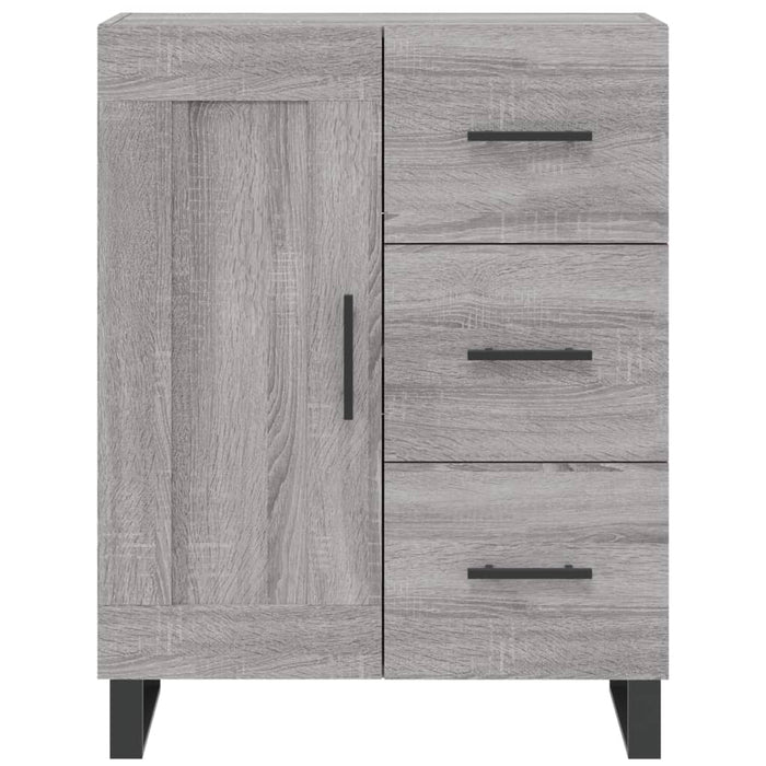 Servantă, gri sonoma, 69,5x34x90 cm, lemn compozit WALTI