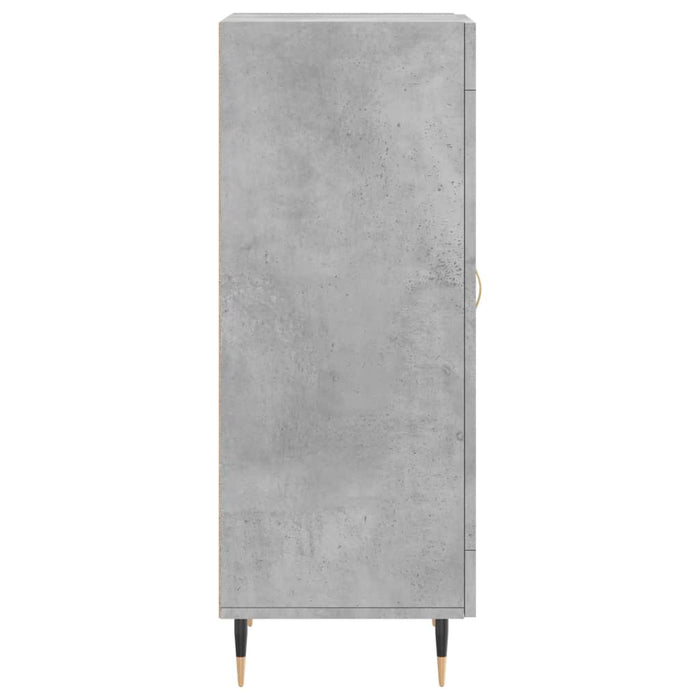 Servantă, gri beton, 34,5x34x90 cm, lemn compozit - WALTI WALTI