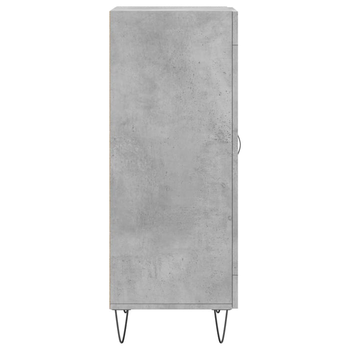 Servantă, gri beton, 34,5x34x90 cm, lemn compozit - WALTI WALTI