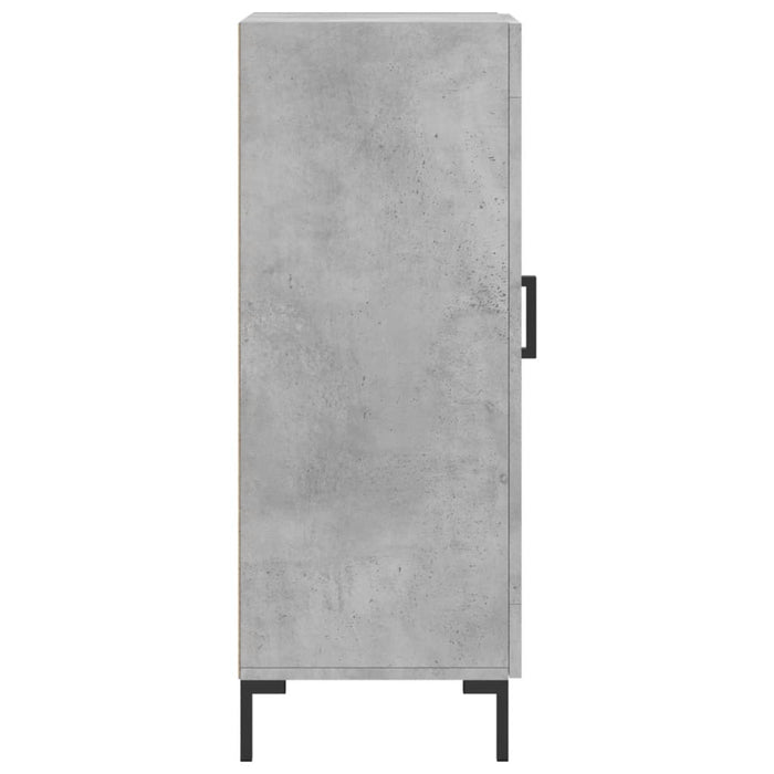 Servantă, gri beton, 34,5x34x90 cm, lemn compozit - WALTI WALTI